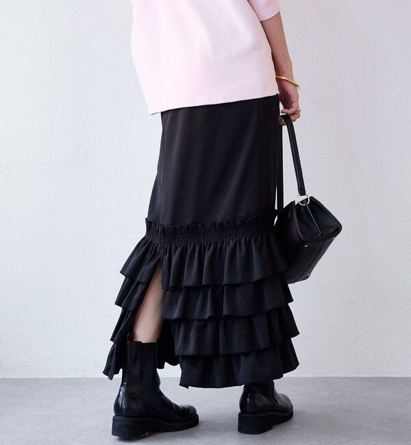  「【着映え◎】フリルタイトスカート」|スカート|