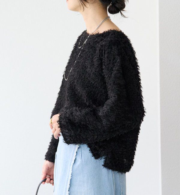  「【オケージョンにも】フェザージャガードブラウス」|シャツ・ブラウス|