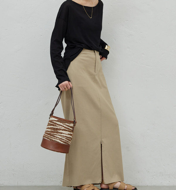  「【La nature linge】オーバーシアーロンT」|Tシャツ・カットソー|