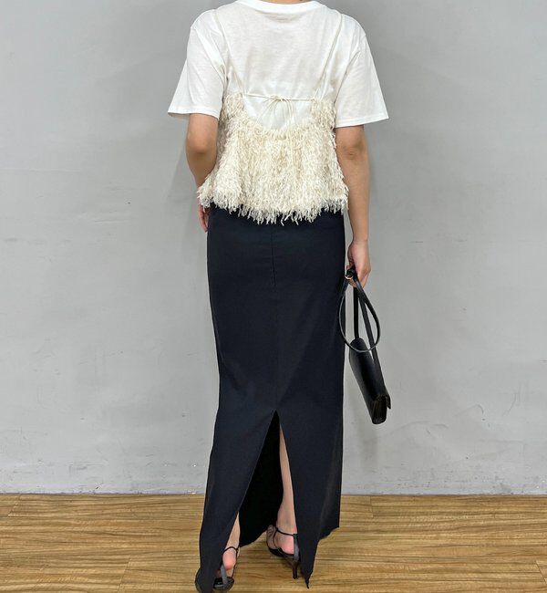  「【セットアップ対応】フリンジキャミソール」|シャツ・ブラウス|