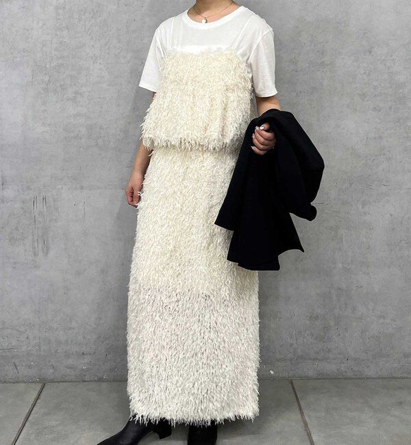  「【セットアップ対応】フリンジキャミソール」|シャツ・ブラウス|