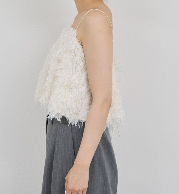  「【セットアップ対応】フリンジキャミソール」|シャツ・ブラウス|