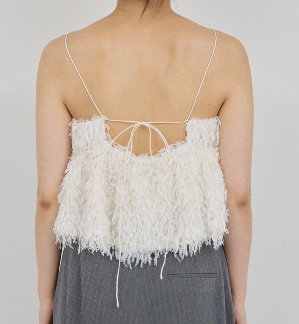  「【セットアップ対応】フリンジキャミソール」|シャツ・ブラウス|