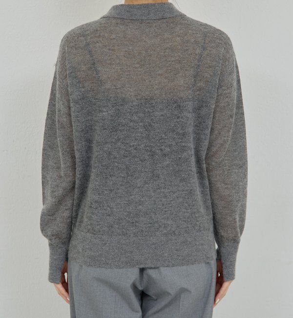  「シアーモヘヤポロニット」|ニット・セーター|