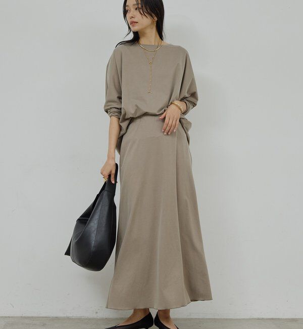  「【セットアップ対応】【イージーケア】キュプラジャージースカート」|スカート|