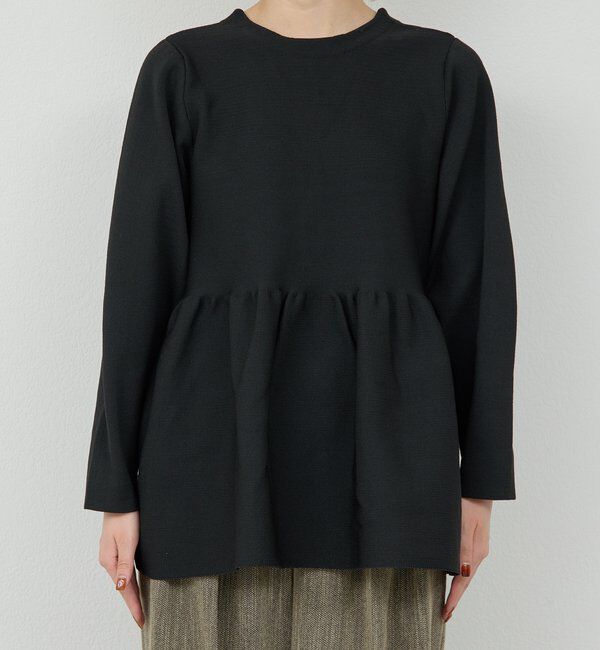  「ペプラムロングカーデ」|ニット・セーター|