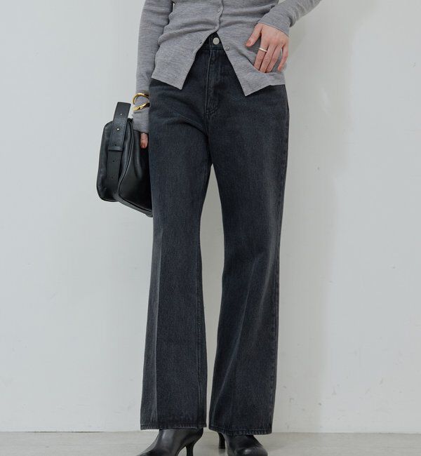  「センタークリースフレアデニム」|デニム|