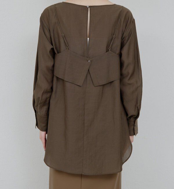  「ビスチェレイヤードシャツ」|シャツ・ブラウス|