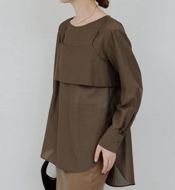  「ビスチェレイヤードシャツ」|シャツ・ブラウス|