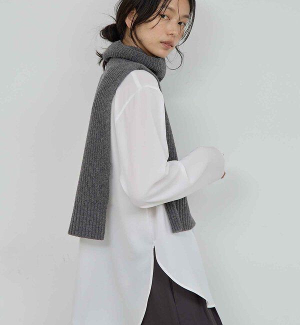  「レイヤードニットベスト」|ニット・セーター|