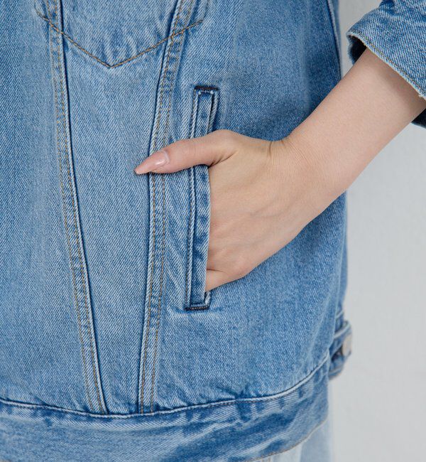  「【PEAS】オーバーGジャン」|ベスト・ジレ|