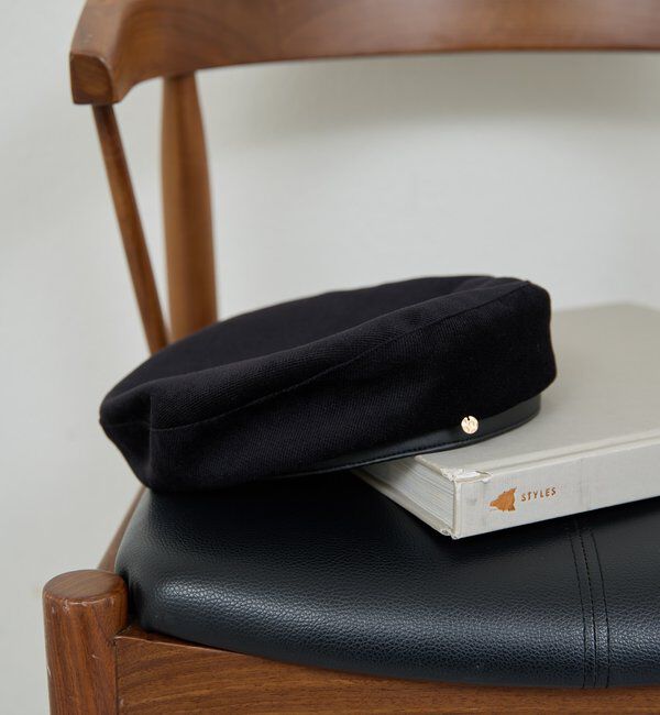  「パイピングベレー」|ハット|ブラック