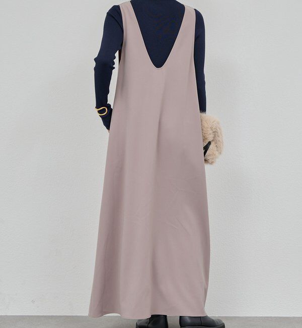  「ディープUネック2WAY ワンピース」|ワンピース|