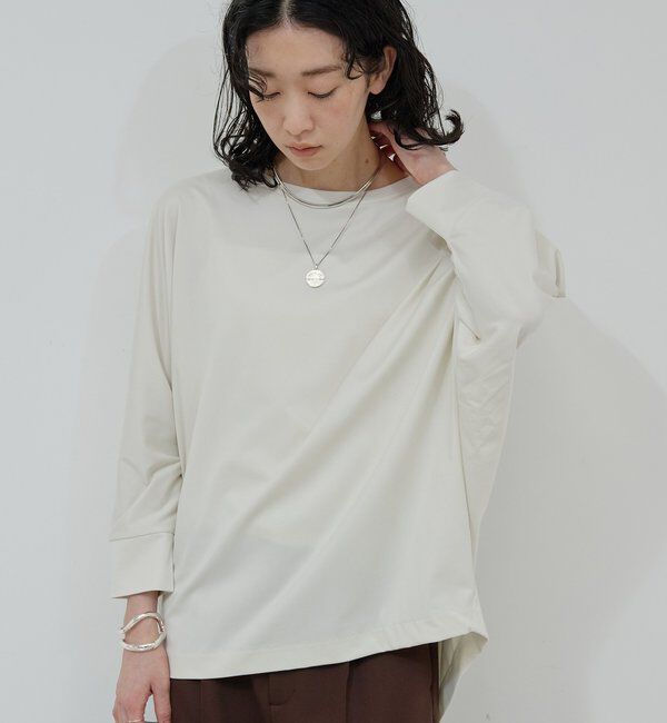  「【セットアップ対応】キュプラジャージードルマンプルオーバー」|Tシャツ・カットソー|オフホワイト