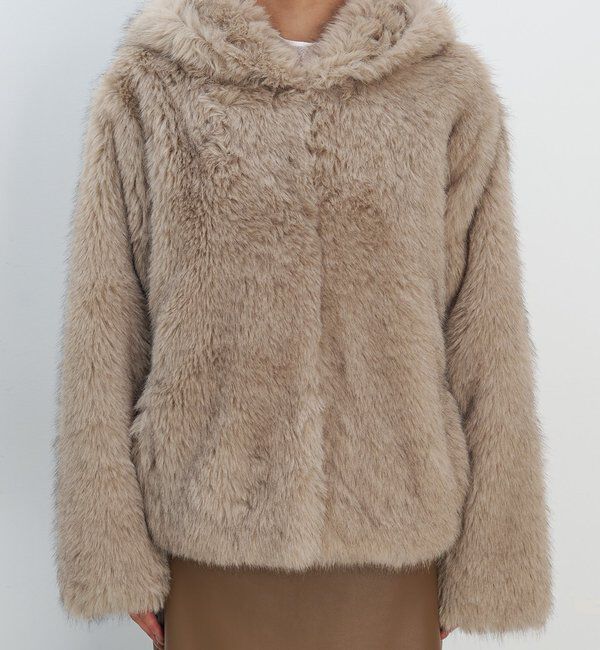  「エコファーフーディーブルゾン」|ブルゾン・スタジャン|