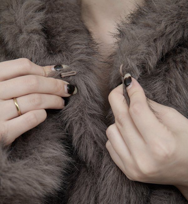  「エコファーフーディーブルゾン」|ブルゾン・スタジャン|