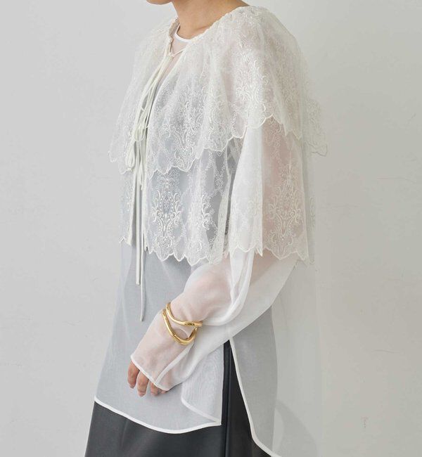  「【25th記念アイテム】スカラップレースボレロ」|シャツ・ブラウス|