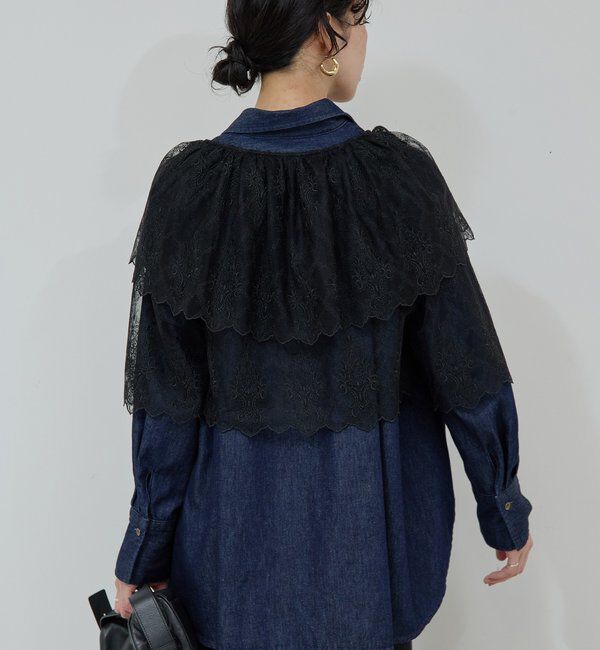  「【25th記念アイテム】スカラップレースボレロ」|シャツ・ブラウス|