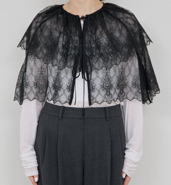  「【25th記念アイテム】スカラップレースボレロ」|シャツ・ブラウス|