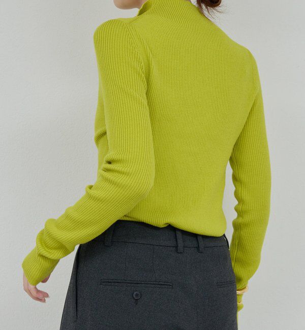  「【比留川游さんコラボ】ハイネックリブカーディガン」|ニット・セーター|