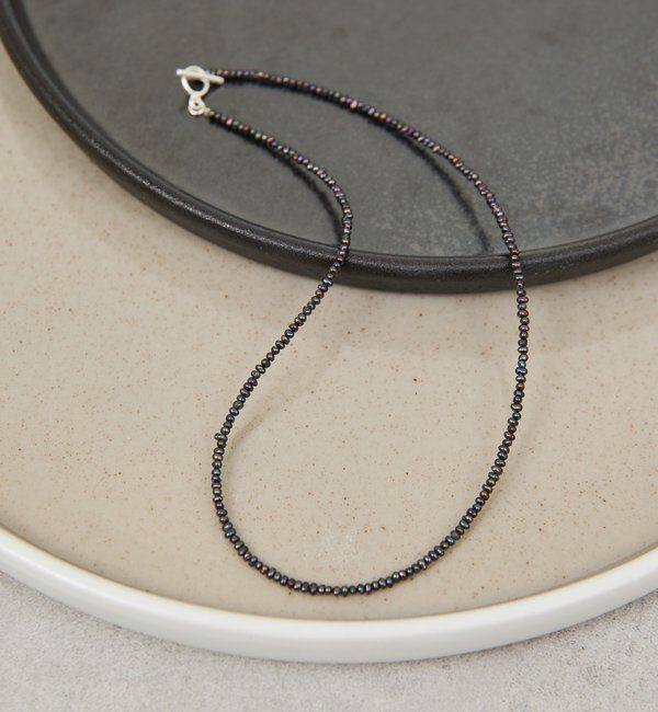  「シードパールショートネックレス」|リング|グレー