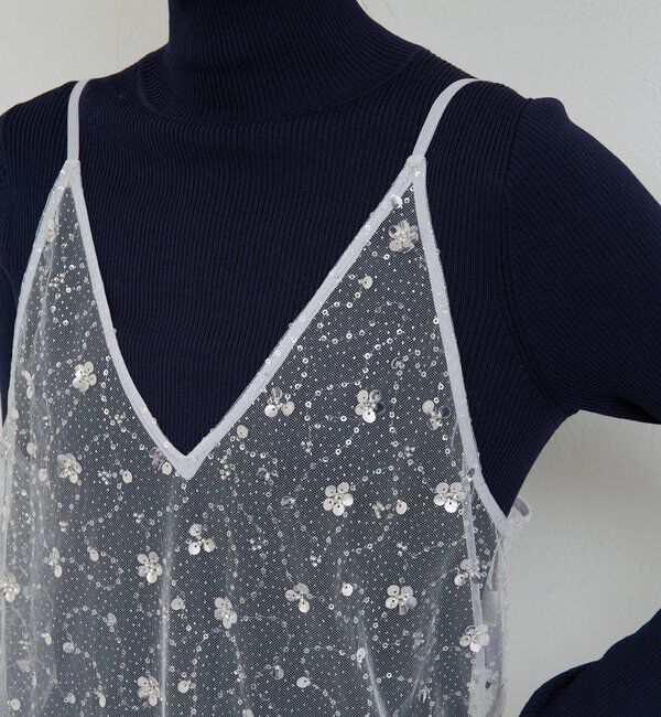  「ビジューシアーキャミワンピース」|ワンピース|