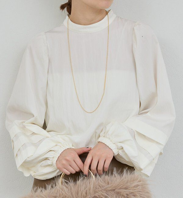  「タックスリーブブラウス」|シャツ・ブラウス|