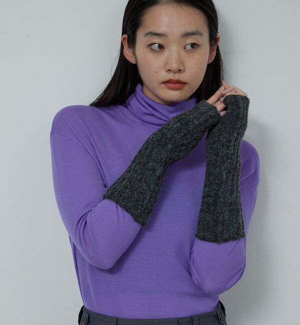  「【新色を加えてリバイバル】リブタートルカットソー」|Tシャツ・カットソー|