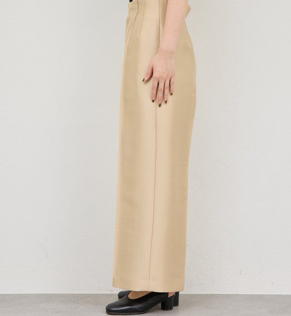  「【セットアップ対応】シルキーダブルクロスパンツ」|チノ|