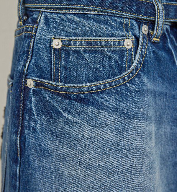  「【PEAS】デニムミニスカート」|スカート|