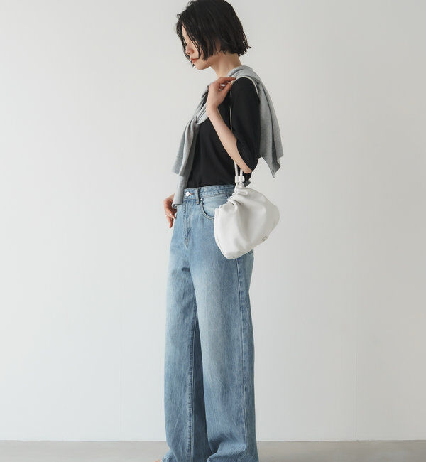  「レザー巾着4WAYショルダーバッグ」|ショルダー・メッセンジャー|