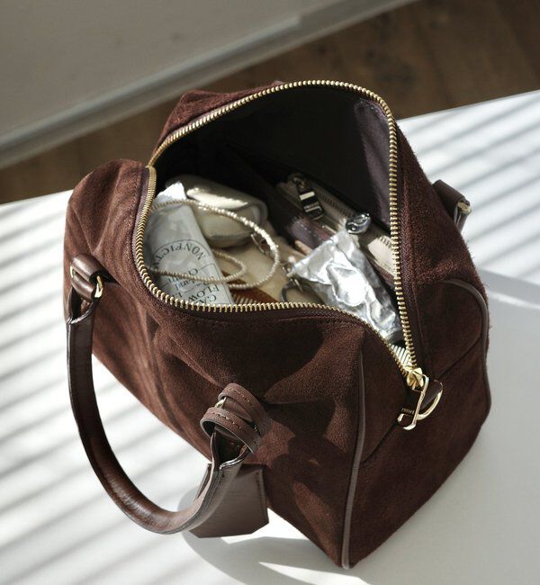  「スエード2WAYミニボストンバッグ」|ボストンバッグ|