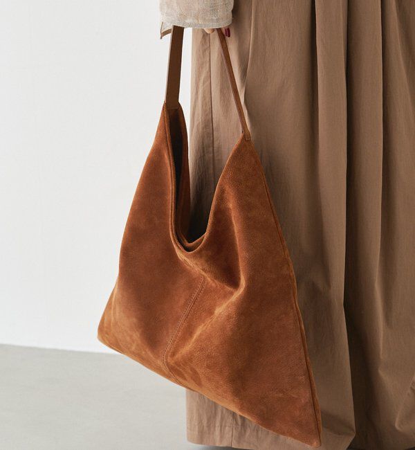  「【再値下げ】スエードワンショルダーバッグ」|ショルダー・メッセンジャー|