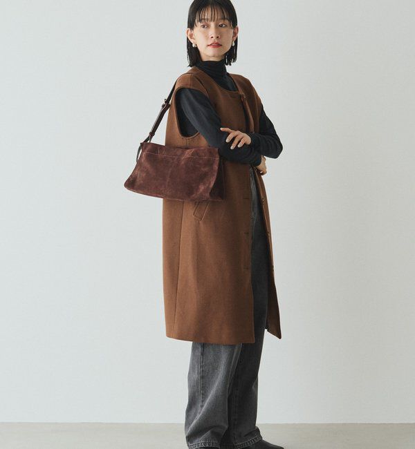  「【再値下げ】スエードショルダーバッグ」|ショルダー・メッセンジャー|