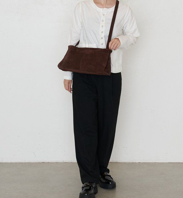  「【再値下げ】スエードショルダーバッグ」|ショルダー・メッセンジャー|