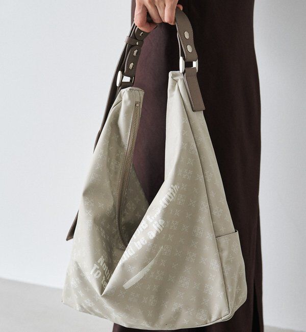  「ステンシル風プリント ナイロン2WAYショルダーバッグ」|ショルダー・メッセンジャー|