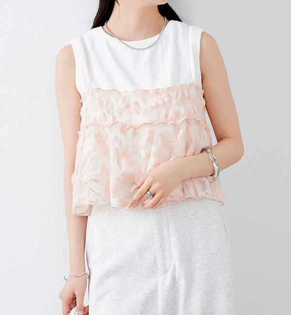  「シアーリーフビスチェ」|シャツ・ブラウス|