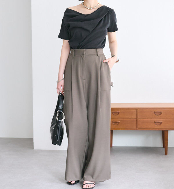  「【全骨格対応◎/6色展開】オフショルTシャツ」|Tシャツ・カットソー|