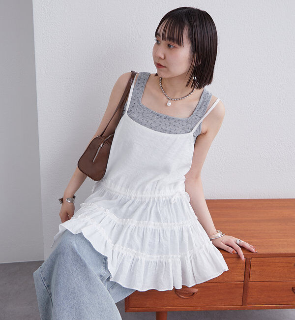  「ティアードキャミチュニック」|シャツ・ブラウス|