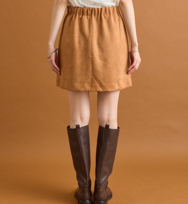  「フェイクスウェードミニスカパン」|スカート|