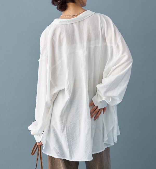  「【着こなし豊富◎】チェックビスチェSETビッグシャツ」|シャツ・ブラウス|