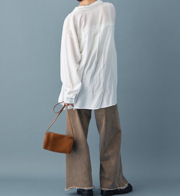  「【着こなし豊富◎】チェックビスチェSETビッグシャツ」|シャツ・ブラウス|