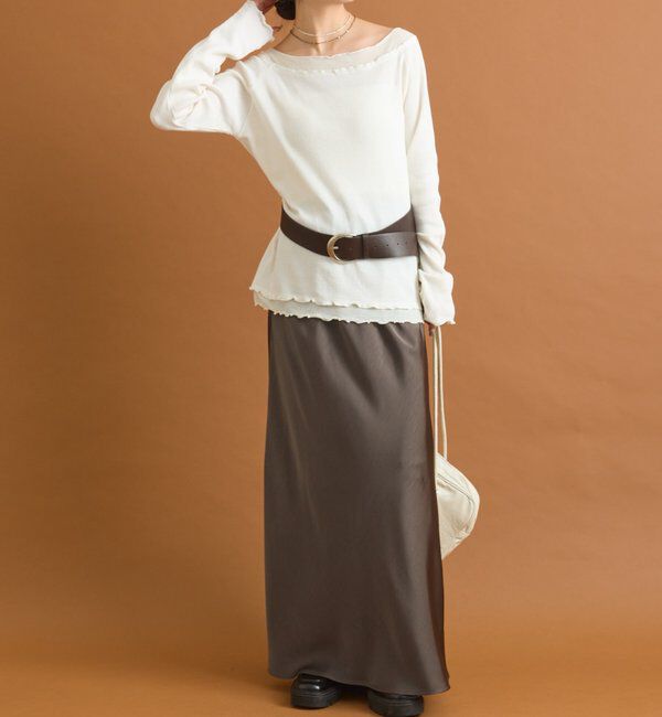  「サテンマーメイドスカート」|スカート|
