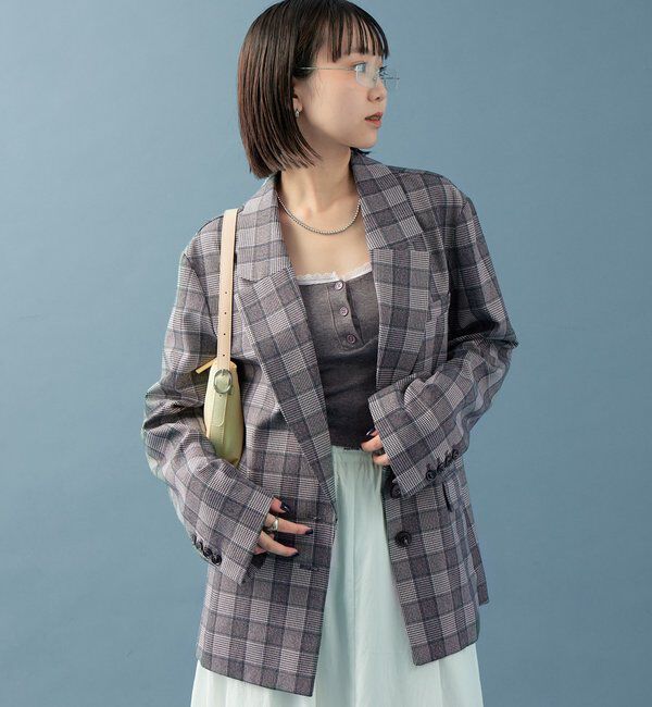  「チェックテーラージャケット」|テーラードジャケット|