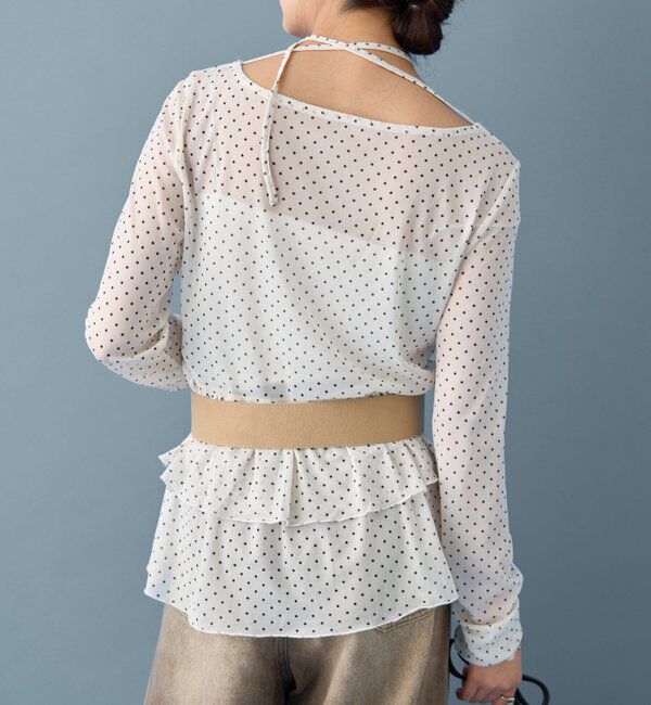  「ドットティアードプルオーバー」|Tシャツ・カットソー|