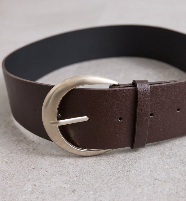  「ラウンドバックルワイドベルト」|ベルト|