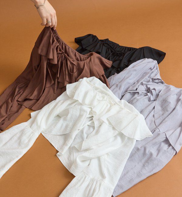  「ラッフルボレロブラウス」|シャツ・ブラウス|