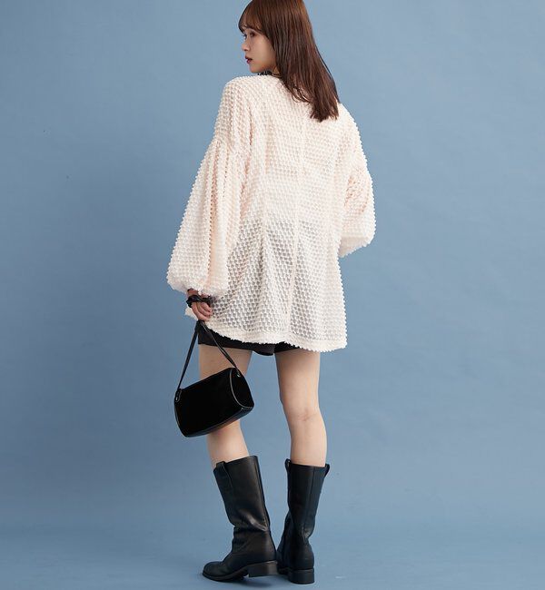  「【@akane__11.1】フリンジシェイプチュニック」|シャツ・ブラウス|