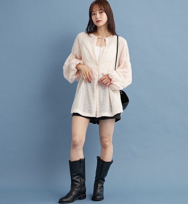  「【@akane__11.1】フリンジシェイプチュニック」|シャツ・ブラウス|