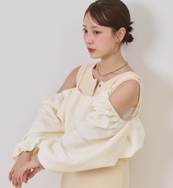  「【@sktnnm企画】ホイップブラウスセットワンピース」|ワンピース|